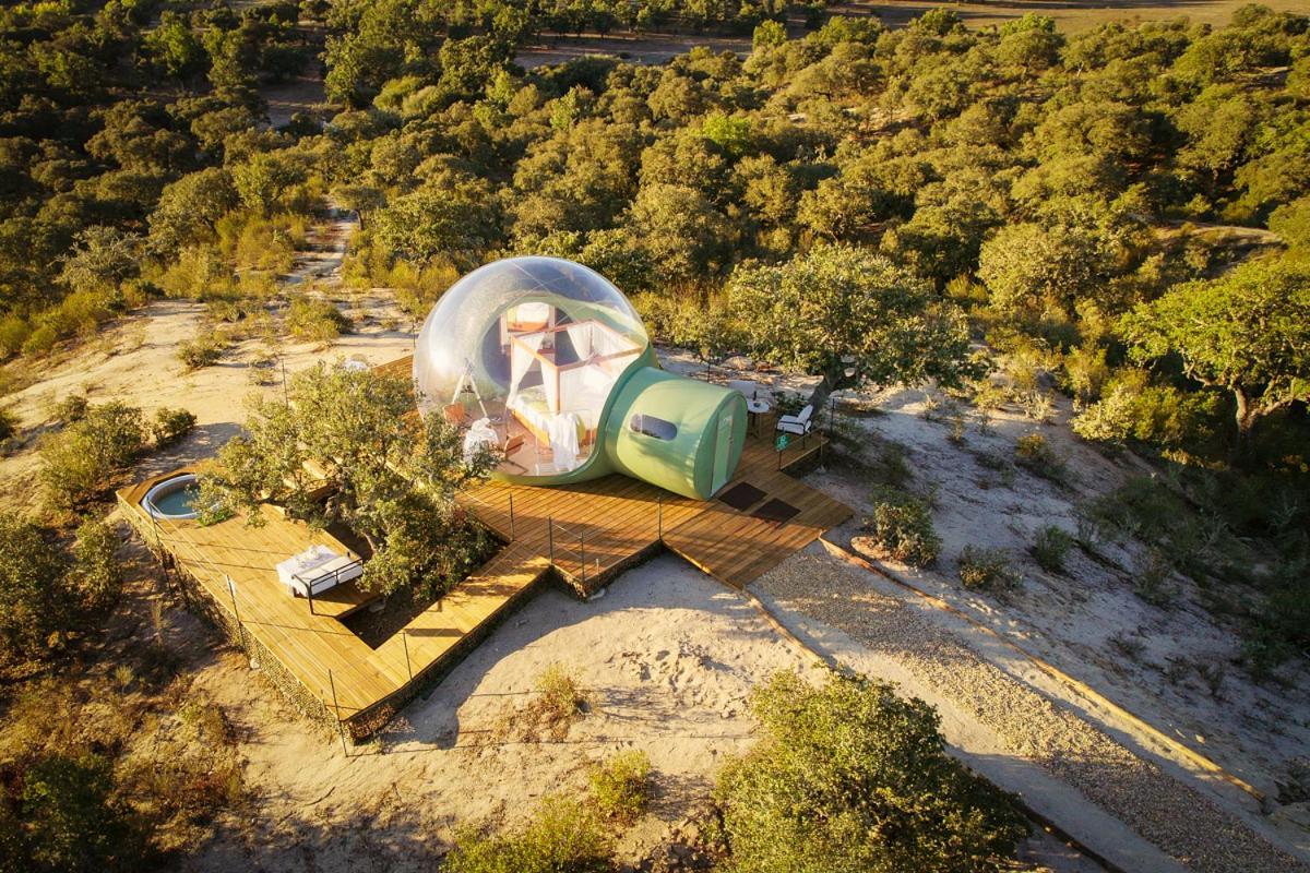 Eco-Lodge En La Reserva Privada Campanarios De Azaba - Proyecto De Conservacion Espeja Exteriör bild